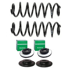 2x Sprężyny zawieszenia tył + podkładki VW Passat B6 B7 Tiguan Seat Altea Skoda Superb II 2.0