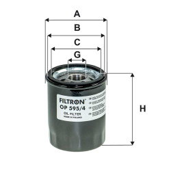 Filtr oleju Filtron OP595/4 Subaru Outback | TomCzesci.pl