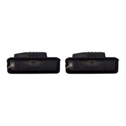 2x Lampa tablicy rejestracyjnej VW Golf VI VII Passat B7 Polo V Ibiza V
