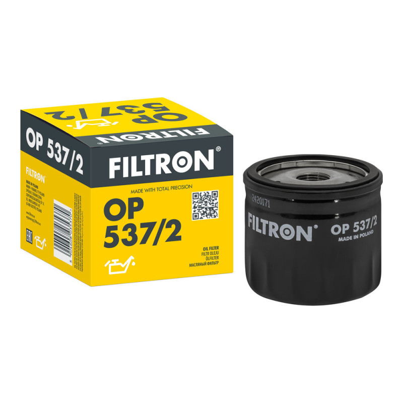 Filtr oleju FILTRON OP537/2 Fiat Punto Stilo | TomCzesci.pl