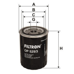 Filtr oleju Filtron OP525/3 VW Golf Passat TDI | TomCzesci.pl