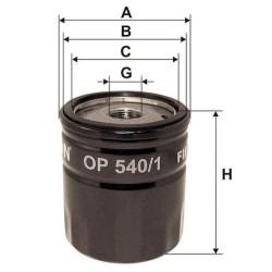 Filtr oleju Filtron OP540/1 Citroen Jumper Xsara | TomCzesci.pl