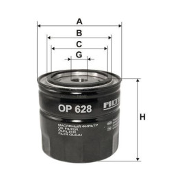 Filtr oleju OP 628 Filtron Jeep Cherokee Voyager | TomCzesci.pl