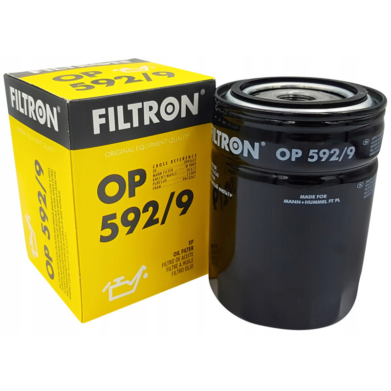 Filtr oleju OP 592/9 Filtron Jumper Ducato Daily | TomCzesci.pl