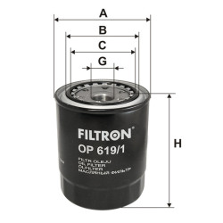 Filtr oleju Filtron OP 619/1 Ford Ranger Toyota | TomCzesci.pl