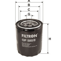 Filtr oleju OP 580/8 Filtron Land Rover Fiat | TomCzesci.pl