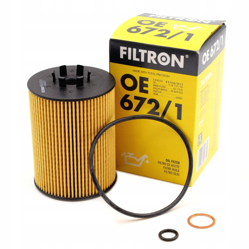 Filtr oleju BMW E60 E53 E63 E64 OE672/1 | TomCzesci.pl