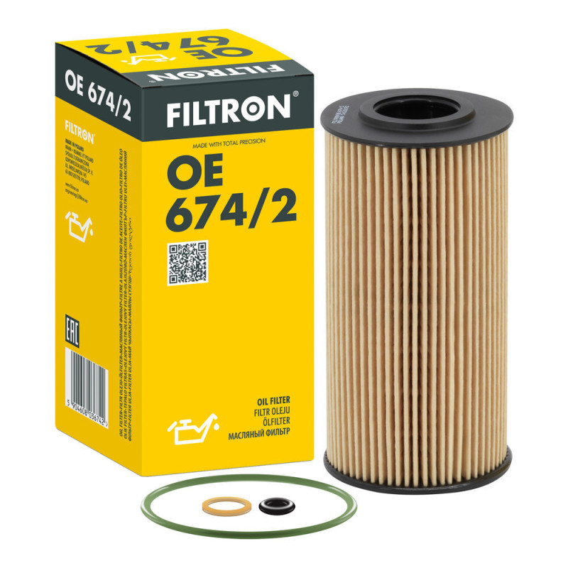 Filtr oleju OE674/2 Hyundai Accent Getz i10 i30 | TomCzesci.pl