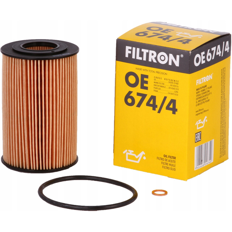 Filtr oleju OE674/4 Hyundai i30 Kia Sportage | TomCzesci.pl