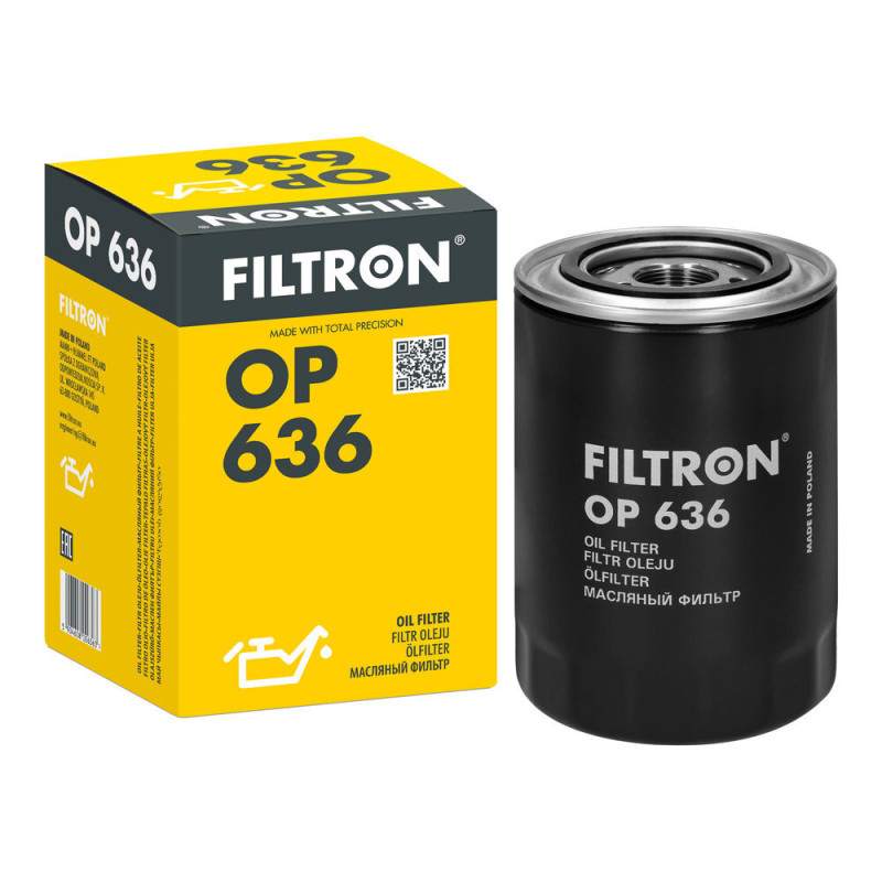 Filtr oleju Filtron OP636 Mitsubishi Canter Pajero | TomCzesci.pl