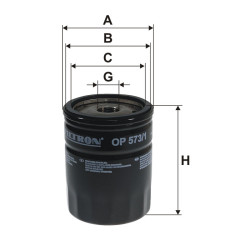 Filtr oleju Mitsubishi Colt Smart Forfour OP573/1 | TomCzesci.pl