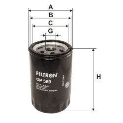 Filtr oleju BMW E21 E30 E28 E34 OP559 Filtron | TomCzesci.pl