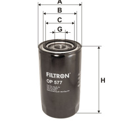 Filtr oleju OP577 Volvo F10 F12 F80 Filtron | TomCzesci.pl