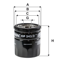 Filtr oleju Ford Transit Tourneo OP543/2 | TomCzesci.pl