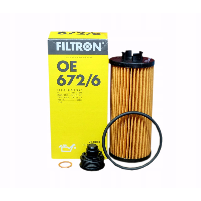 Filtr oleju Filtron OE672/6 BMW F44 F45 F46 F48 | TomCzesci.pl