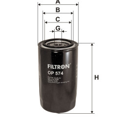 Filtr oleju OP574 VW T4 LT Volvo 740 940 960 | TomCzesci.pl