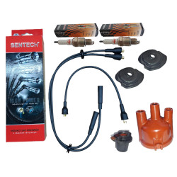 Przewody kable zaplonowe swiece kopulka palec FIAT 126p STD
