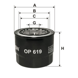 Filtr oleju Filtron OP619 Toyota Corolla Camry | TomCzesci.pl