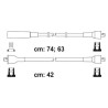 Przewody kable zaplonowe swiece kopulka palec FIAT 126p STD