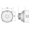Reflektor H4/R2 fi 139 Deutz-Fahr Agroxtra | TomCzesci.pl