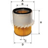 Filtr powietrza Mitsubishi Pajero L200 AM468/4 | TomCzesci.pl