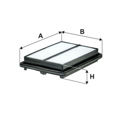 Filtr powietrza Honda CR-V III AP105/7 | TomCzesci.pl