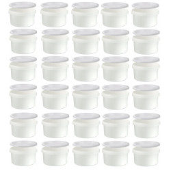 30x Pojemniki pojemnik plastikowe z pokrywą 240 ml