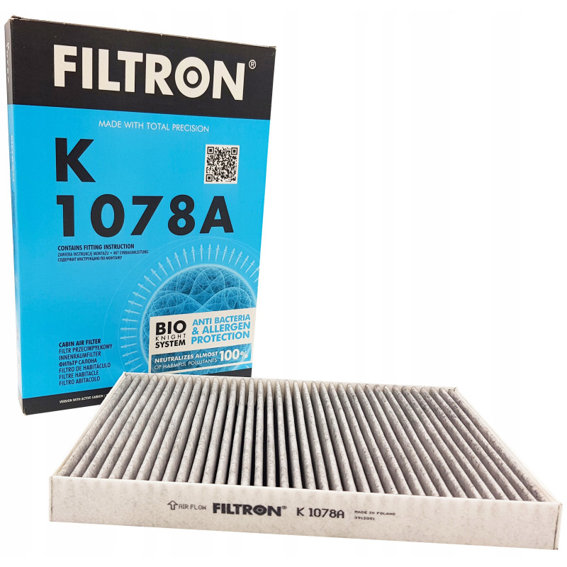 Filtr kabinowy Audi A4 A6 Seat Exeo K1078A | TomCzesci.pl