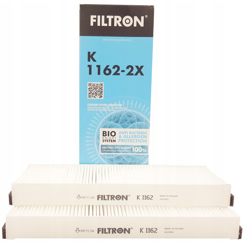 Filtr kabinowy Audi A6 C6 4F Filtron K1162-2X | TomCzesci.pl