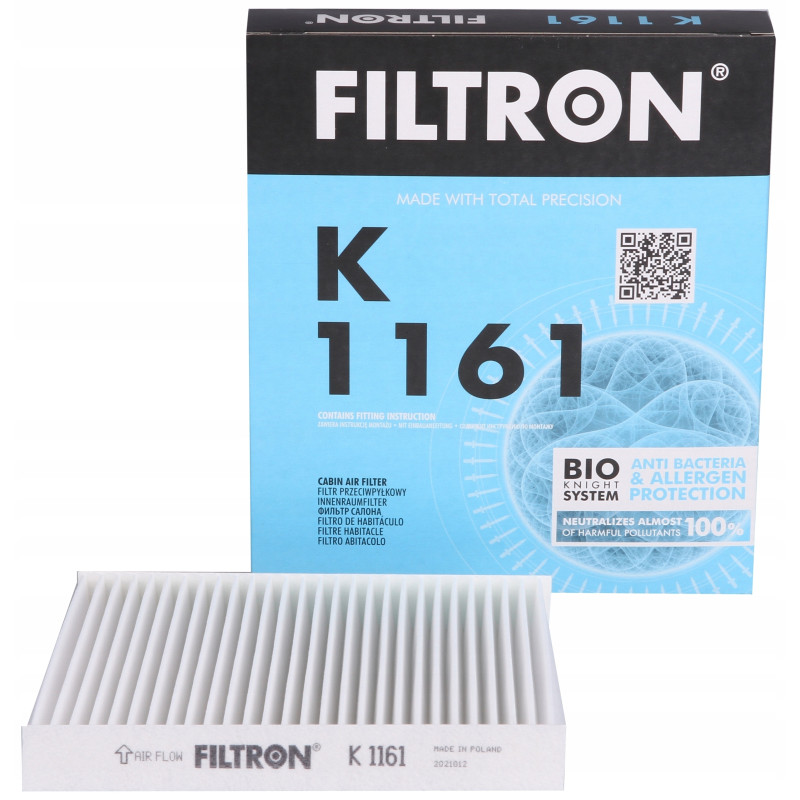 Filtr kabinowy K1161 Mazda 2 6 CX-7 Toyota | TomCzesci.pl