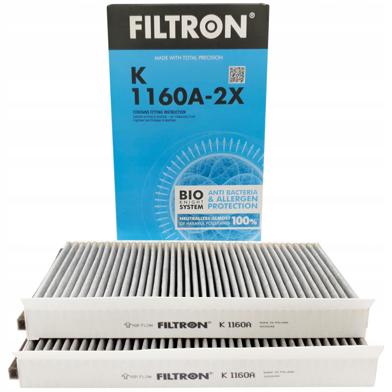 Filtr kabinowy BMW E60 E61 E63 E64 K1160A-2X | TomCzesci.pl