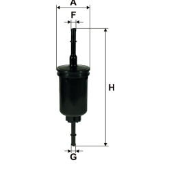 Filtr paliwa PS865/4 Ford Fiesta Focus Fusion | TomCzesci.pl