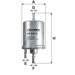Filtr paliwa PP836/5 Audi A4 A6 Filtron | TomCzesci.pl