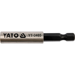 Uchwyt do końcówek wkrętakowych, magnetyczny 1/4"x 60 mm - Yato