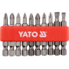 Zestaw groty końcówki wkrętakowe 50mm 10 sztuk Yato YT-0483