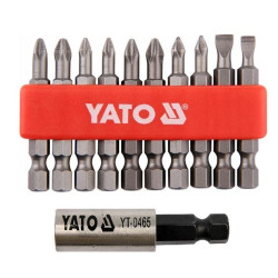 Uchwyt do koncowek wkretakowych magnetyczny + zestaw grotów 50mm Yato
