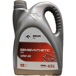 Olej polsyntetyczny Orlen Semisynthetic SN 10W40 4,5l ACEA A3/B4 SN/CF