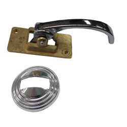 Klamka wewnetrzna Fiat 126P Maluch chrom rozet
