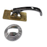 Klamka wewnetrzna Fiat 126P Maluch chrom rozet