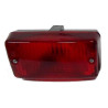 Lampa przeciwmgielna czerwona czerwony klosz podwieszana Fiat 125p 126p