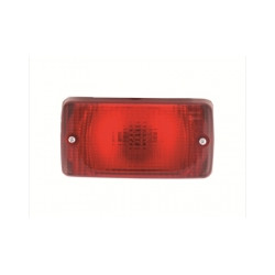 Lampa przeciwmgielna czerwona czerwony klosz podwieszana Fiat 125p 126p
