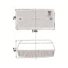 Lampa cofania biała biały klosz Fiat FSO 125 126p przewod sruby 2x5M