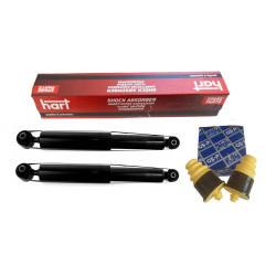Amortyzatory odboje tylne tył Fiat Panda II (03-12) gazowe HART - 2 szt