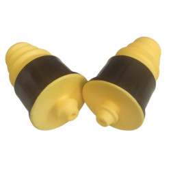 Amortyzatory odboje tylne tył Fiat Panda II (03-12) gazowe HART - 2 szt