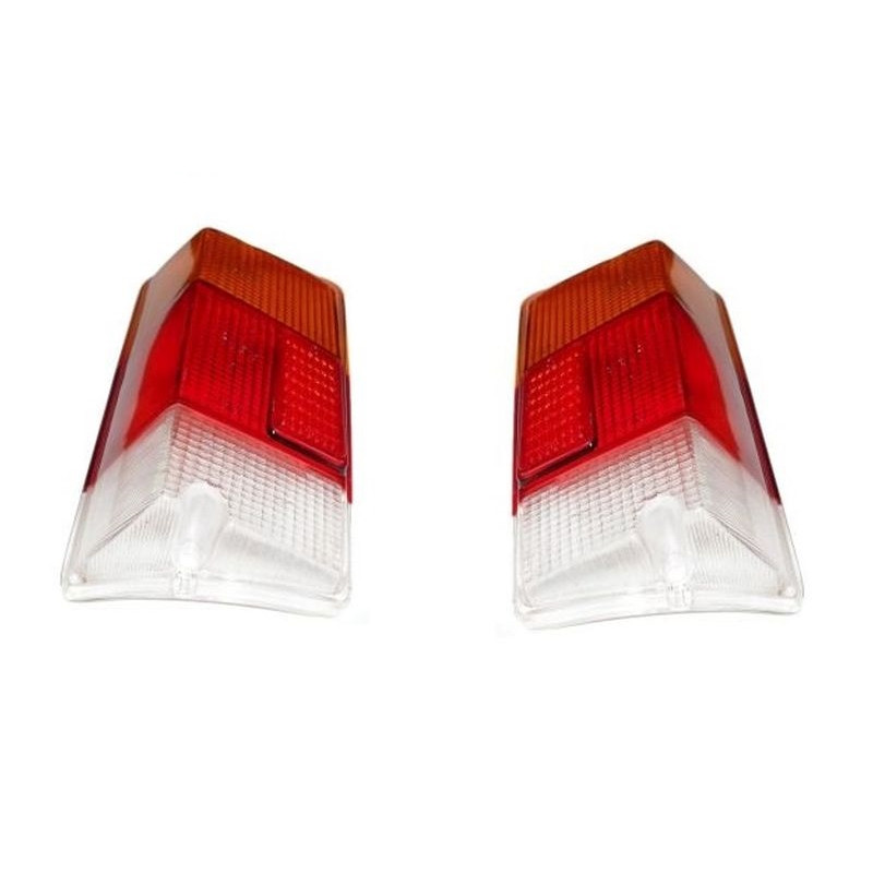 Klosz klosze lampy tył lewy prawy Fiat 126p Bambino zestaw Klosz klosze lampy tył lewy prawy Fiat 126p Bambino zestaw