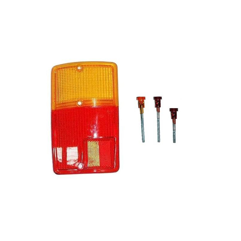 Klosz lampy tył L Fiat 126p FL śruby Klosz lampy tył L Fiat 126p FL śruby