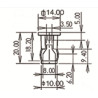 Spinka mocowania szyby uchylnej 126p