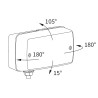 Lampa cofania Fiat 126p przegub