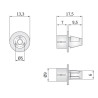 Reflektor lampa przod Fiat 126p H4 Wesem RE.03008