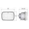 Reflektor lampa przod Fiat 126p H4 Wesem RE.03008